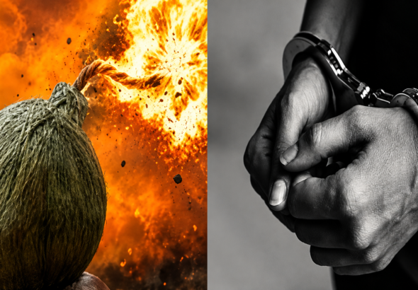 Fire and Handcuffs_ A Stark Contrast